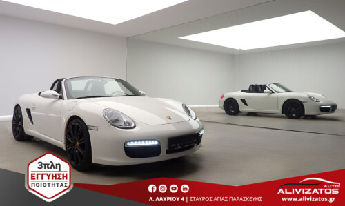 PORSCHE BOXSTER S (987) 310PS R19 ΔΕΡΜΑ ΟΘΟΝΗ ΕΛΛΗΝΙΚΟ 119.000ΚΜ 3ΠΛΗ ΕΓΓΥΗΣΗ ΜΟD:2007